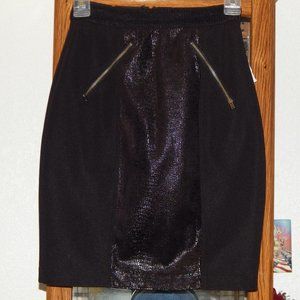 NWT $96 PLENTY by TRACY REESE Black Combo Skirt XS 2